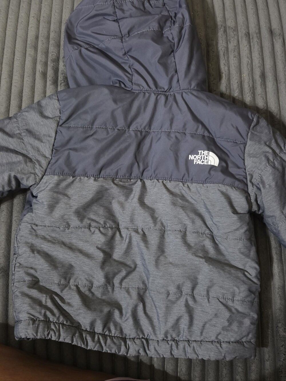 The North Face Kids' Hooded Puffer Jacket in Gray